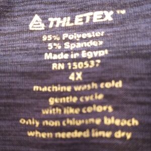 🐮🐄 Thletex Mens Big and Tall 4XL Short Sleeve T-Shirt